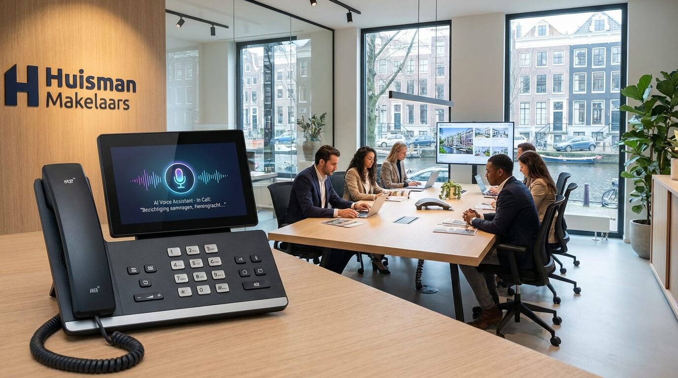 Geen Gemiste Oproepen Meer Tijdens Bezichtigingen: De 24/7 AI Receptioniste