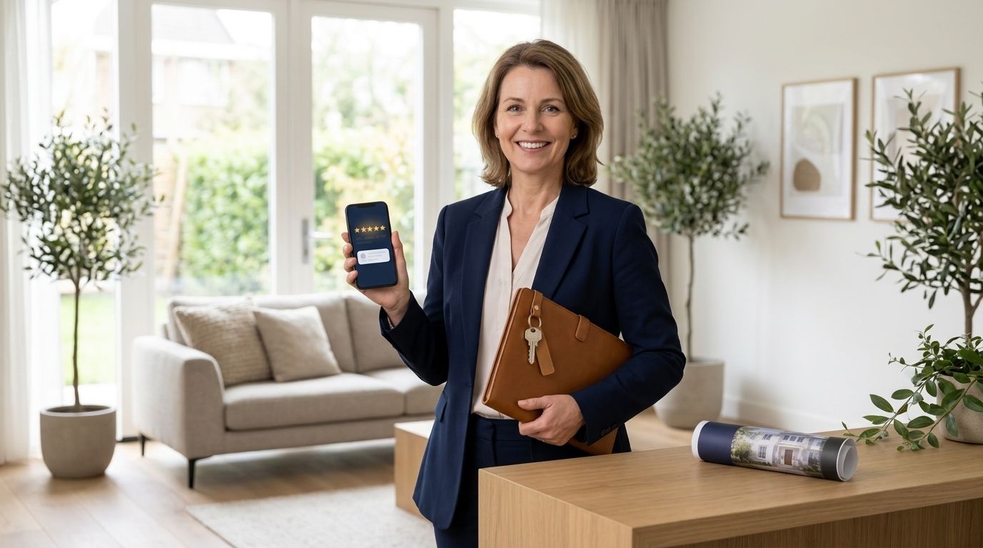 Review-respons automatiseren als makelaar met AI